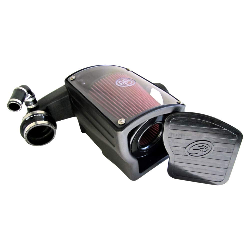 Cold Air Intake S&B Filters 75-5045 For 1992-2000 Chevy/GMC Duramax 6.5L (Oiled Cleanable, 8-ply Cotton Filter)