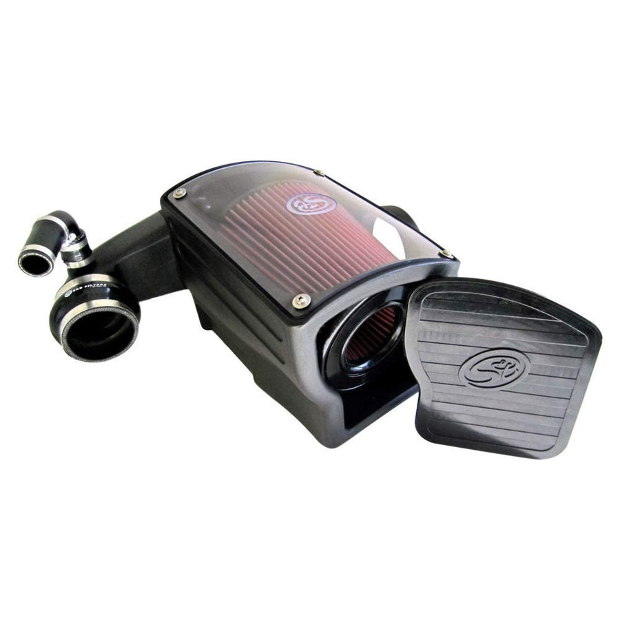Cold Air Intake S&B Filters 75-5045 For 1992-2000 Chevy/GMC Duramax 6.5L (Oiled Cleanable, 8-ply Cotton Filter)
