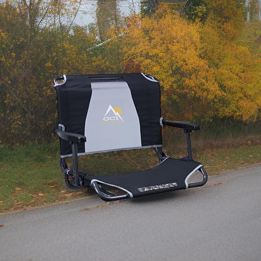 Big Comfort GCI Outdoor Stadium Chair with Armrests