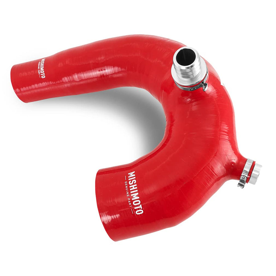 Mishimoto J-Tube Silicone Intake Compatible With Polaris RZR XP Turbo 2016+, Red