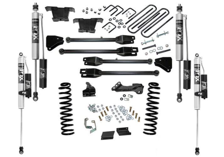 SUPERLIFT SUSPENSION RealTruck 4" Lift Kit for Ford F-250/F-350 | Complete Lift Kit with Fox 2.0 Reservoir Shocks & 4-Link Arms | K236FX | Fits 2011-2016 Ford F-250 / F-350 4WD Diesel