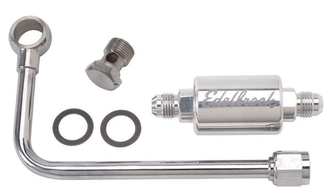 Chrome Edelbrock Fuel Line 8131