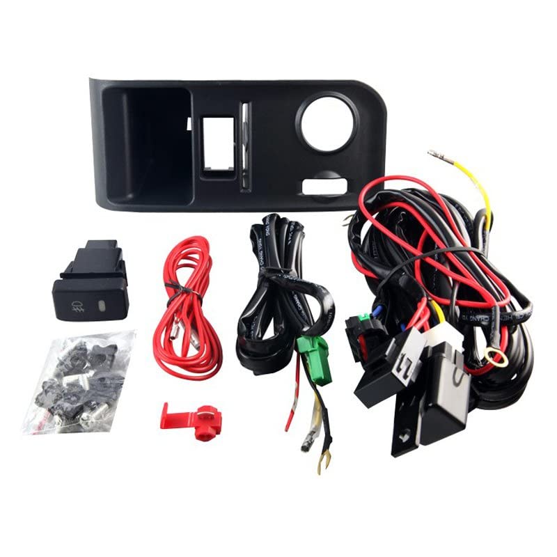 Winjet Driving Fog Lights Compatible with [2014-2015 GMC Sierra 1500] + Switch + Wiring Kit