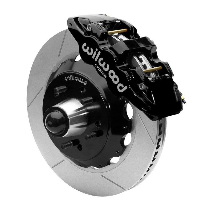 Wilwood Narrow Forged Superlite 6R Front Big Brake Kit 14.00in Rotors 67-86 C1500 - Black