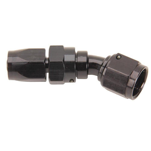Fragola Performance Systems #8 Fem X #6 Hose 30 Deg Ucing Hose End Black 223007-BL
