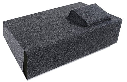 Bbox 10 Inch Single Vented Subwoofer Box - Premium Subwoofer Box Improves Audio Quality, Sound & Bass - Fits 2007 & up Chevrolet/GMC Silverado/Sierra Crew Cab - Car Subwoofer Boxes & Enclosures