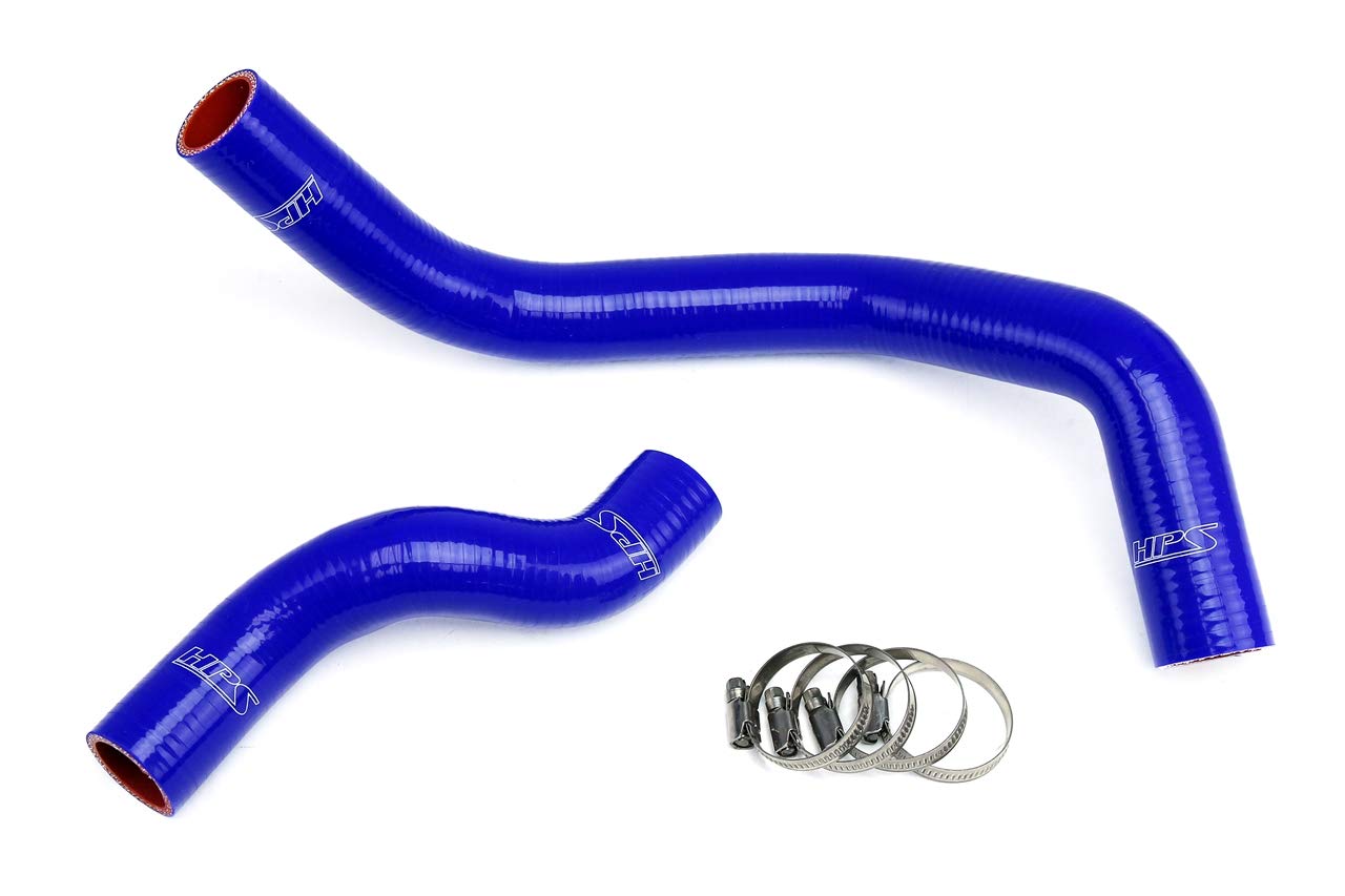 Blue HPS 57-1045-BLUE Silicone Radiator Coolant Hose Kit