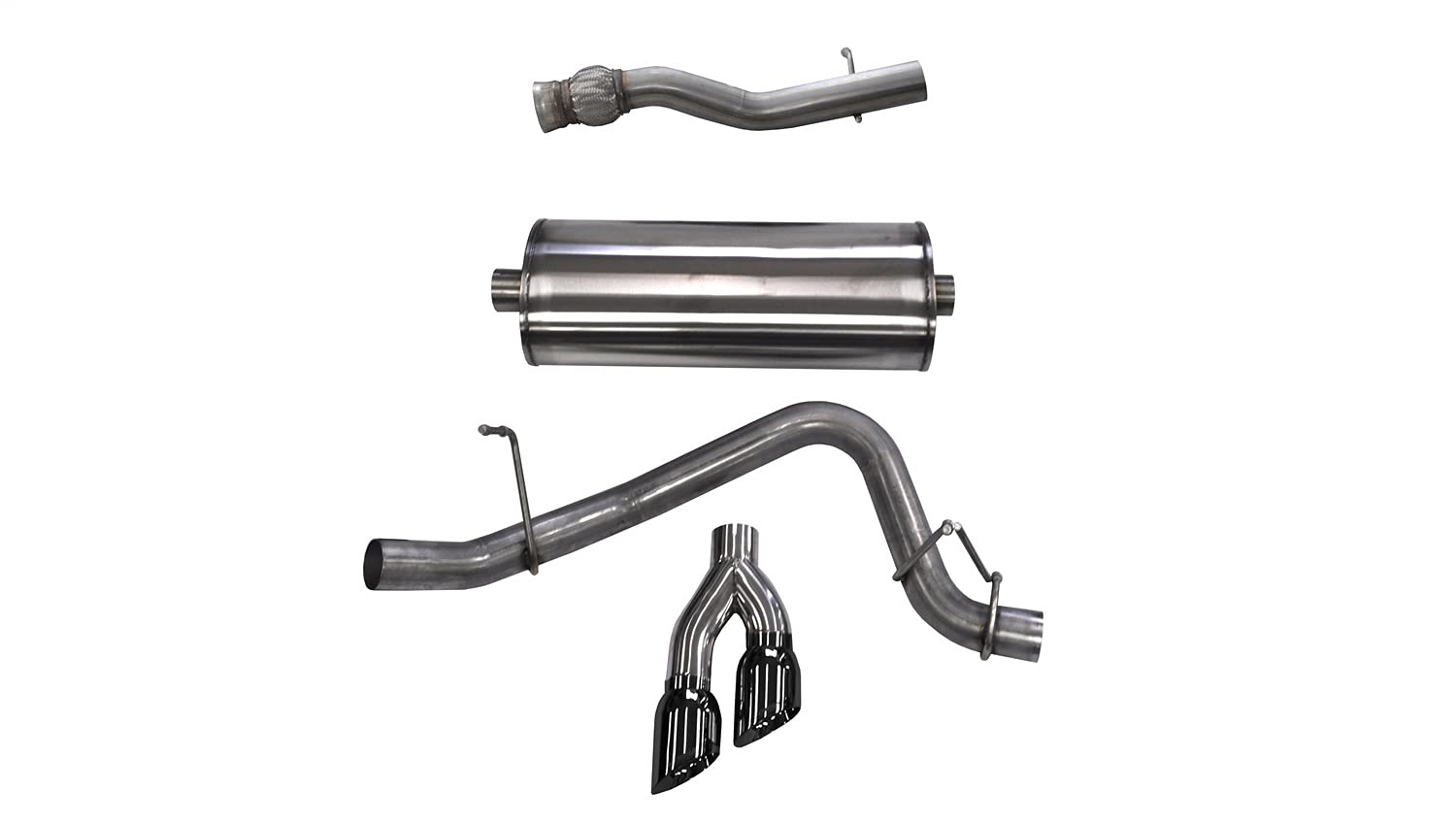 Cat Back Exhaust Corsa 14749BLK with Black Tip (GMC Yukon XL Denali XL)