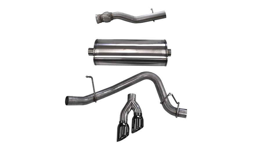 Cat Back Exhaust Corsa 14749BLK with Black Tip (GMC Yukon XL Denali XL)