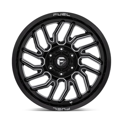 D807 HURRICANE FUEL OFF-ROAD 20X9, 6X135, 5.04, 1mm GLOSS BLACK MILLED - D80720908950