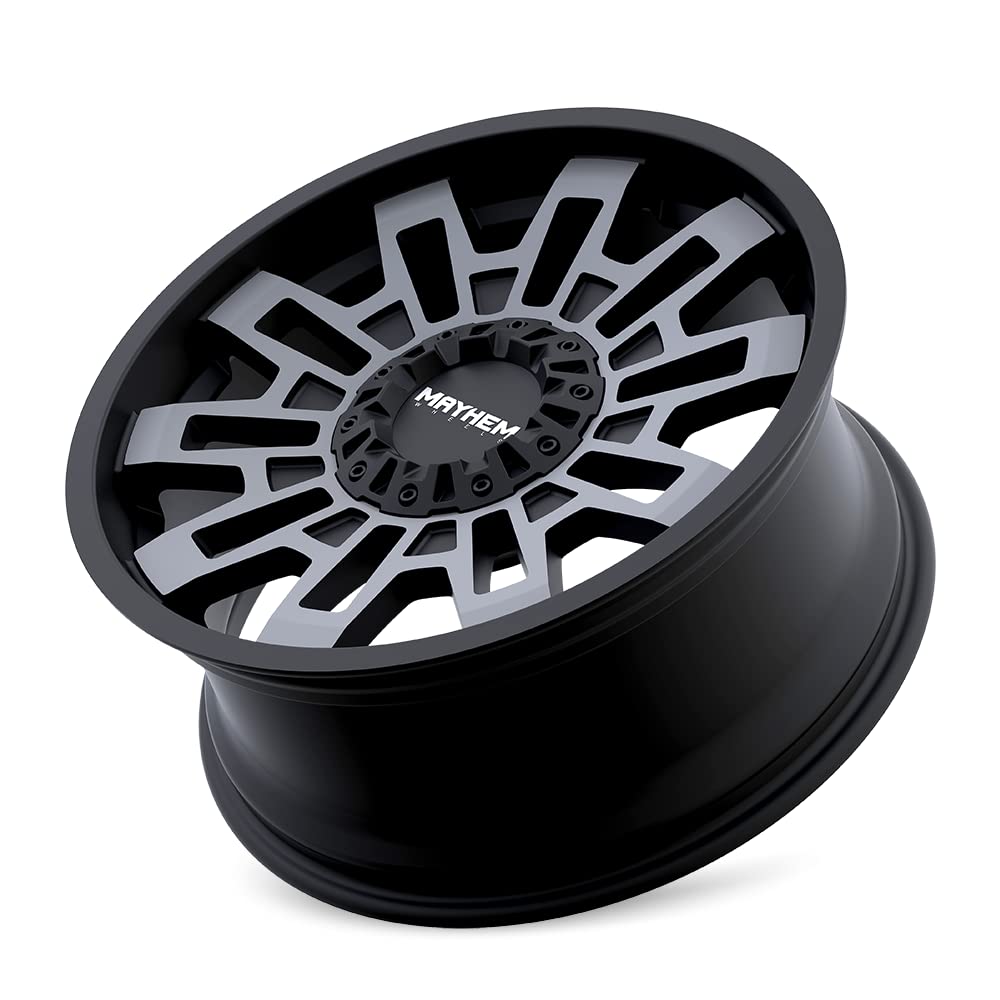 Cortex 8113 Mayhem 8113-7937TM12 Matte Black W/Machined Dart Tint 17X9 6-135/6-139.7 -12mm 106mm