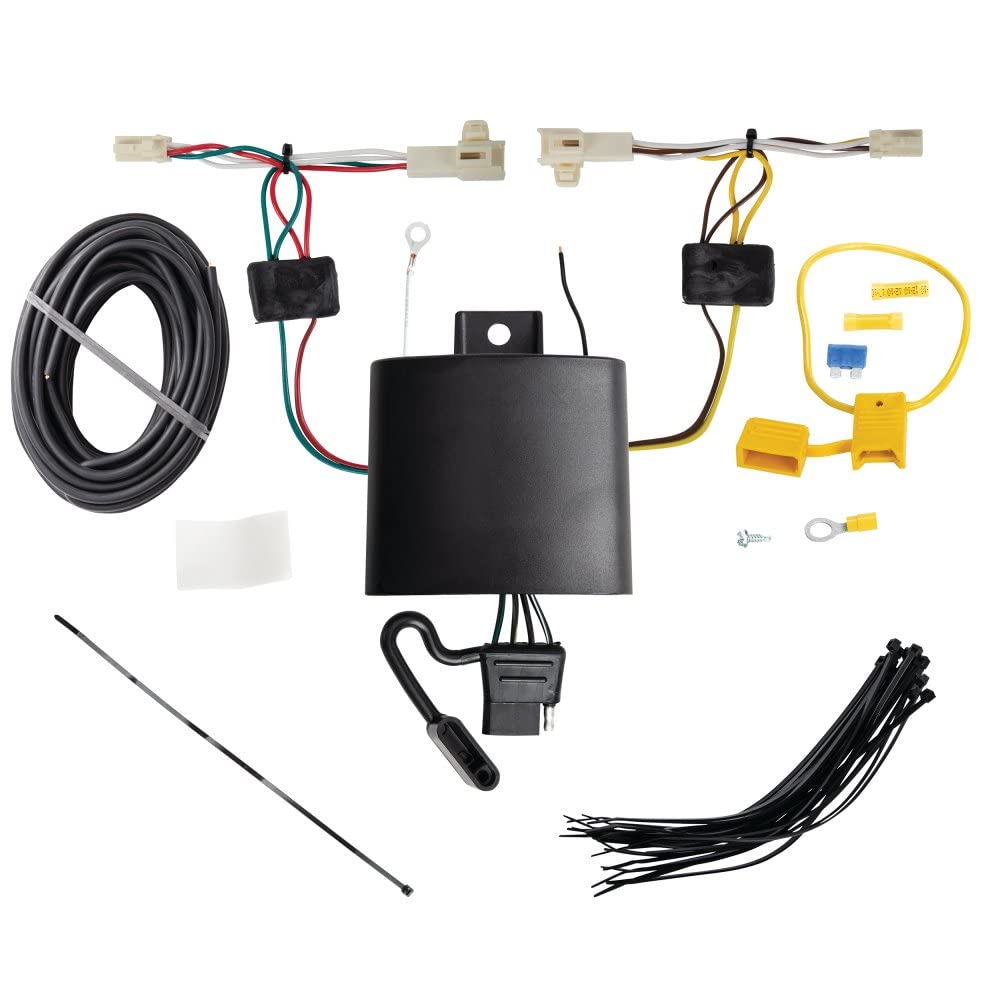 T-One T-Connector Harness, TEKONSHA 118856, 4-Way Flat, W/Circuit Protected Modulite Hd Module