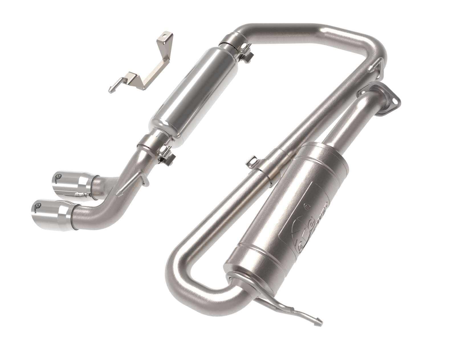 aFe 2-1/4in. 304 SS Cat-Back Exhaust w/Polished Tip for 18-21 Suzuki Jimny