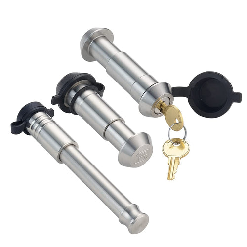 3 Pack Mixed 2.5, Keyed Alike, Shackle Locks for 3/4" Threaded D-Ring Shackle - Includes 2.5" Receiver Lock