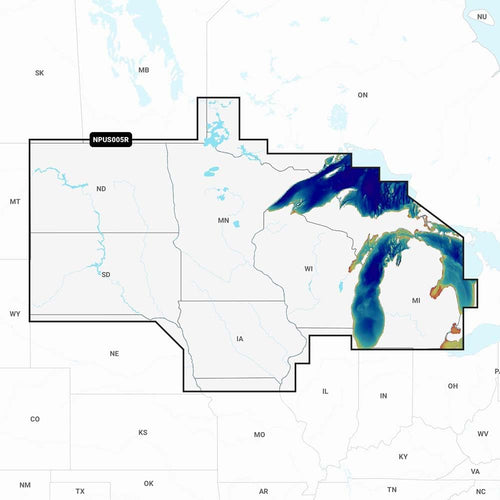 Black Navionics Marine Cartography; U.S. North