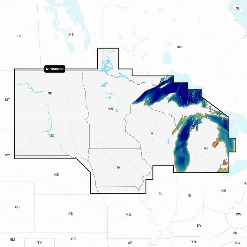 Black Navionics Marine Cartography; U.S. North
