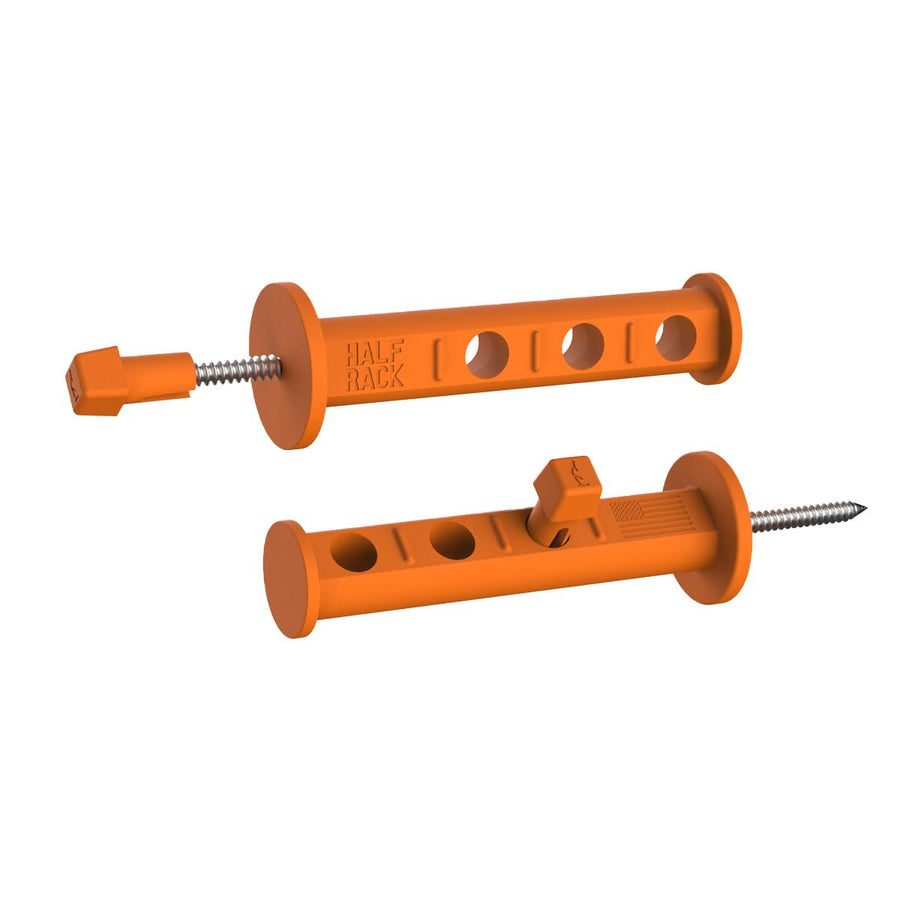 Hunter Gear Hanger Half Rack (2PK) - Hanging Guns, Bows, Boots and More - Made in The USA, Orange