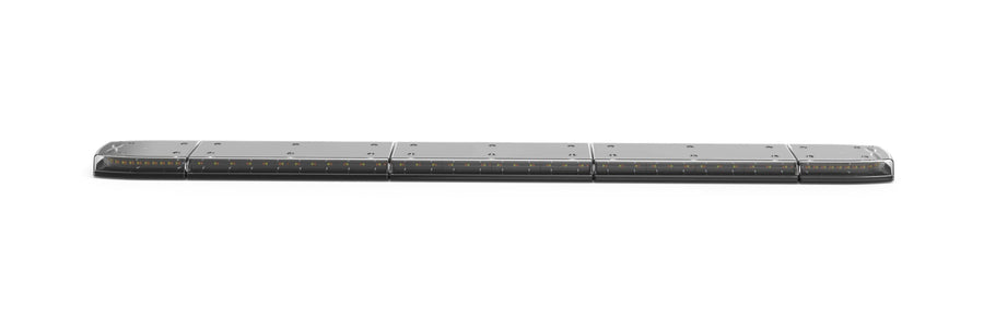 ECCO 48 Inch LED Light Bar Single Row Flood Beam Amber 99 W Off Road Lights for Trucks Commercial Vehicles, 5 Year Warranty