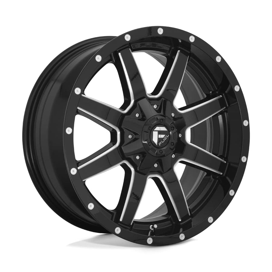 FUEL OFF-ROAD 22X10 MAVERICK 5X5.5/150 5.89 10mm GLOSS BLACK MILLED - D61022007057