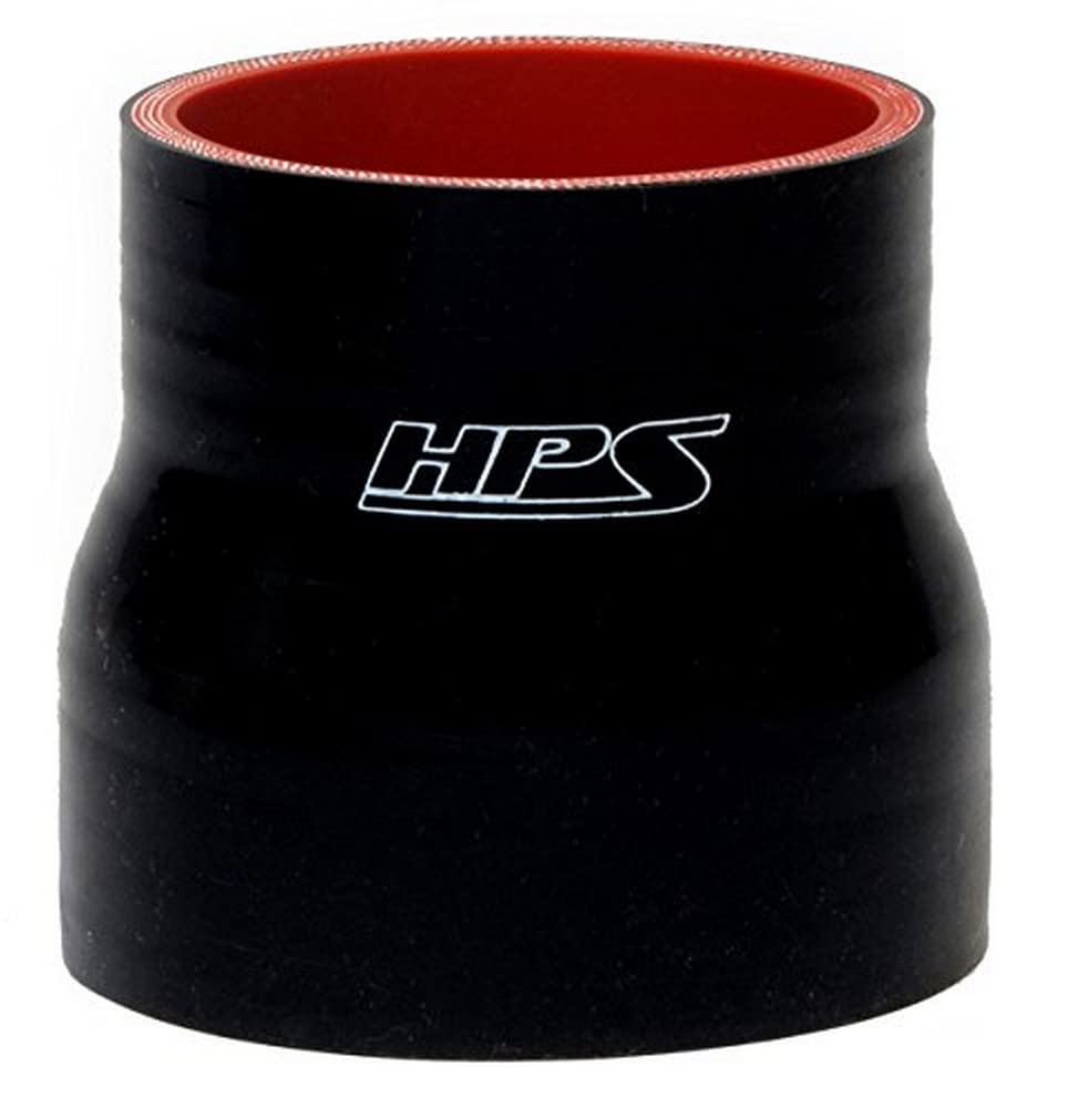 Silicone HPS Reducer Coupler Hose HTSR-162-238-BLK