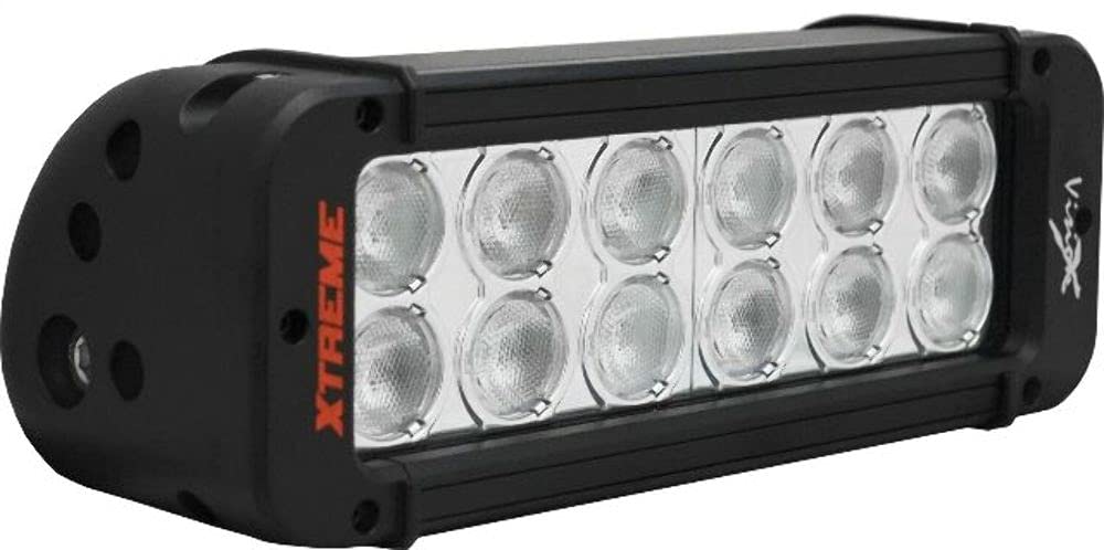 Xmitter Prime 8" Xtreme Led Bar Black. 12 5 Watt Leds. Mixed Beam