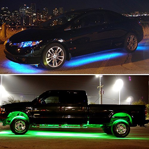 LU-LED7CLR36 Spec-D Tuning LED Under Car Kit (Multi Color - 12V 2 X 24", 2 X 36")