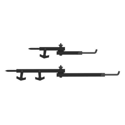 Bow Hanger Wing Treestand (Combo Pack) - Powder Coated Steel Tree Bow Holder - Durable & Weather-Resistant Hunting Bow Hanger - Rugged Matte Finish Screw in Bow Holder - Bow Hunting Accessories