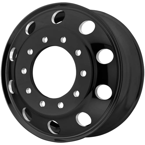 ATX AO200 S-BLKOUT BAJA LITE Wheel with Aluminum (24.5 x 8.25 inches /10 x 285 mm, 144 mm Offset)