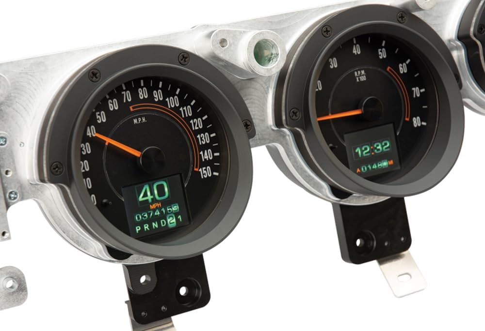 Dakota Digital Retrotech Gauge Instrument System RTX-71D-CHG-X Compatible with 1971-74 B-Body Rallye: Plymouth GTX, Road Runner and Dodge Charger, and 1971 Super Bee