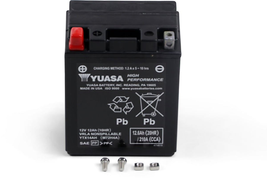 Yuasa YTX14AH Factory Activated H Series AGM Battery YUAM72H4A