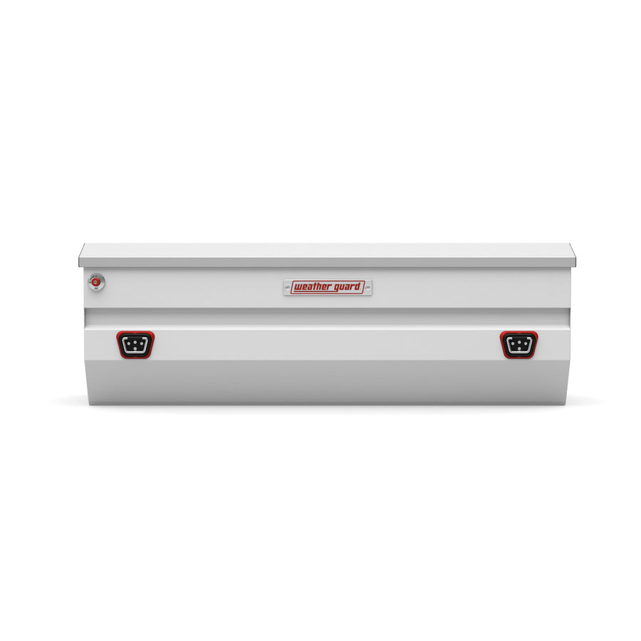 Steel Weather Guard All-Purpose Truck Tool Chest 635-3-04, Fits Full Size Trucks, 10.0 cu ft Storage Capacity (White)