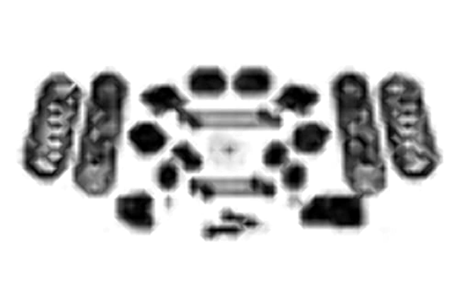 4-Door TeraFlex JLU 4.5” Coil Spring Base Lift Kit - No Shock Absorbers
