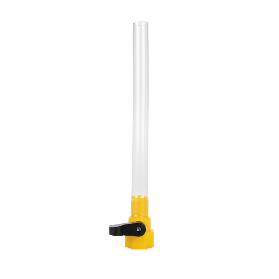 Camco 40004 Gravity Water Fill Adapter RV with Shut Off Valve and Clip - Allows for Quick Filling of Your RV's Gravity Water Fill - Adapter Fits Standard Drinking Water Hoses