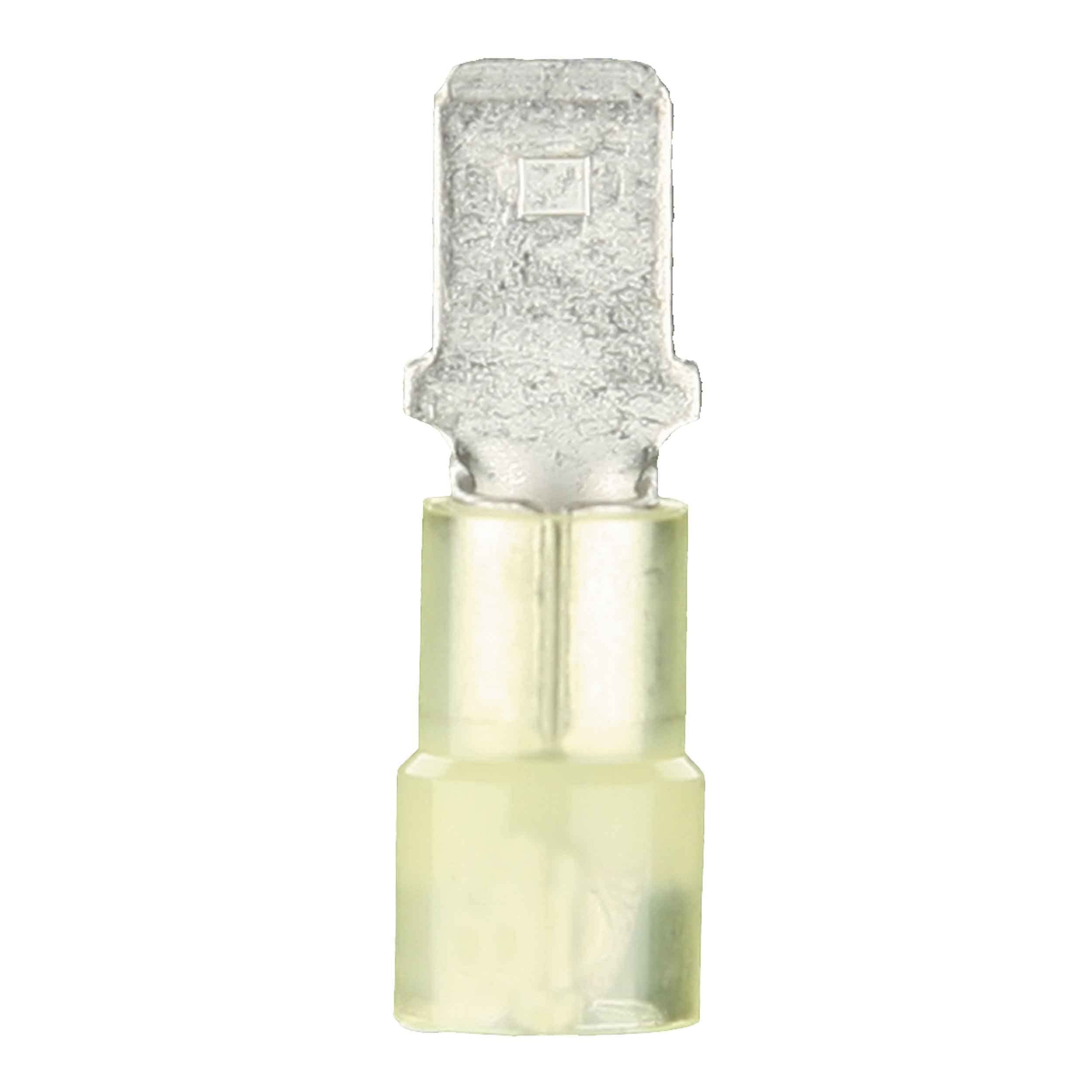Install Bay Nylon Yellow Male Quick Disconnect 12-10 Gauge .250