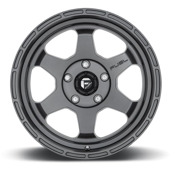 Shok FUEL GD-Matte Gun Wheel with Painted (17 x 9.5 inches /6 x 139 mm, -12 mm Offset)