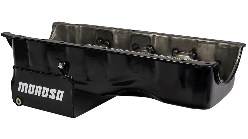 Moroso Steel Wet Sump Oil Pan 20409, Fits Big Block Chevy Gen V/VI in Camaro, Chevelle, Nova and others