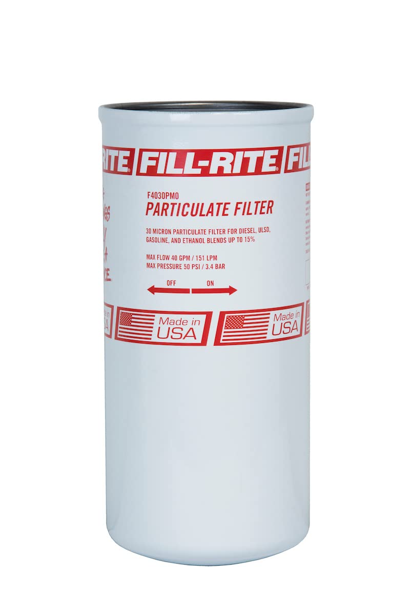 Fill-Rite 1" F4030PM0 40 GPM (151 LPM) 30 Micron Particulate Spin-On Fuel Filter