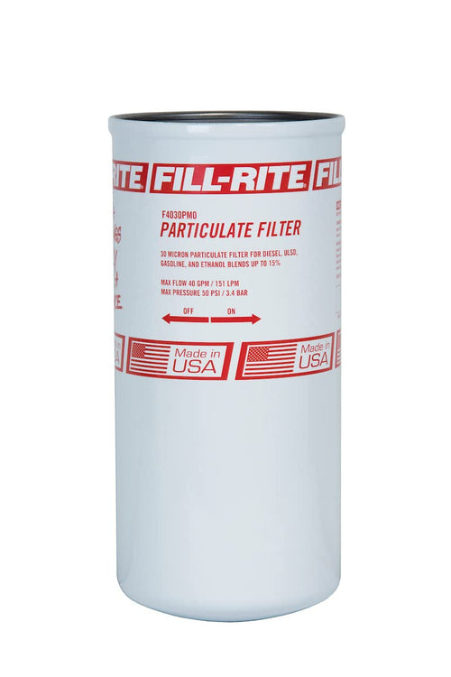 Fill-Rite 1" F4030PM0 40 GPM (151 LPM) 30 Micron Particulate Spin-On Fuel Filter