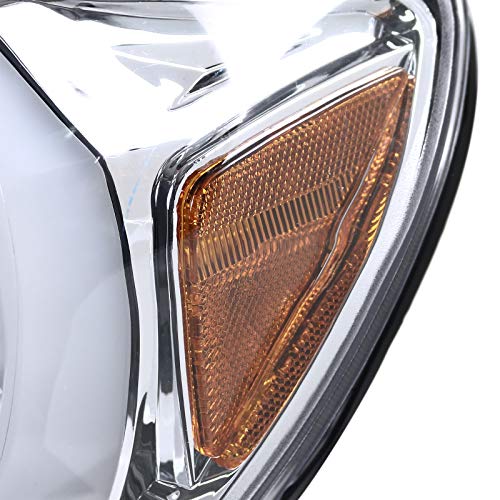LED Light Bar Projector Headlights SPEC-D TUNING Compatible with 2012-2015 Toyota Tacoma, Left + Right Pair Headlamps Assembly