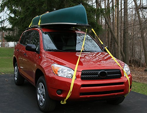 RTD211218 Buyers Products Ratchet Tie Down Straps, 600 lb. Working Load, 12 Foot, 2 Pack, Secure Cargo, Yellow
