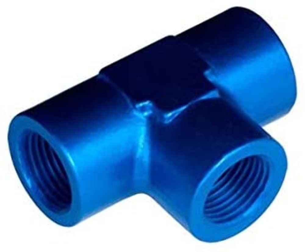 Performance Red Horse 917-08-1 1/2" Fm Tee NPT Adptr-Blue
