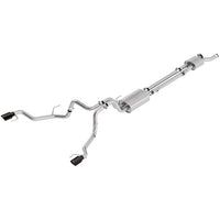 2017 Ford Racing F150 Raptor 3.5L Sport Cat-Back Exhaust System Dual Rear Exit w/Black Tips