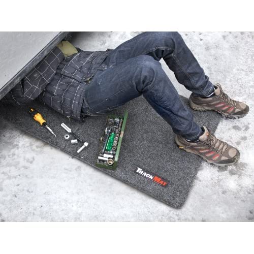 Folding Track Mat / Knee Protection Mat | Bedrug | TrailerWare | 2' x 4' / Charcoal Grey | TW2X4MAT