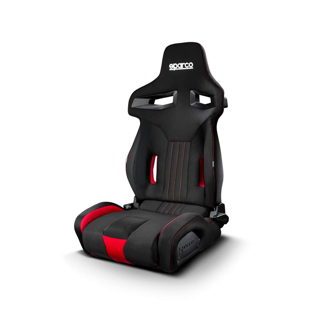 Black/Red Sparco Sport Seat R333 - Reclinable