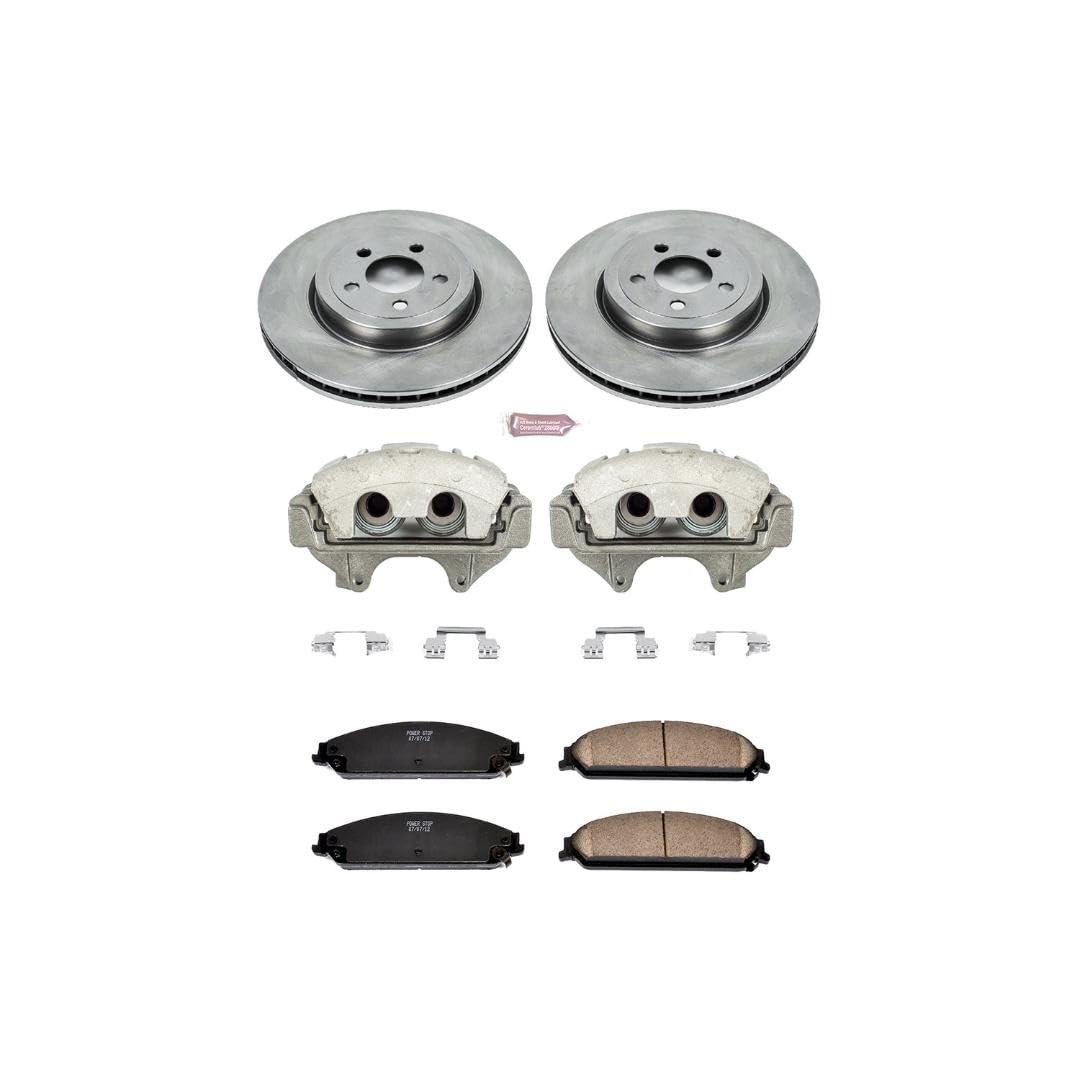 Power Stop KCOE2560 1-Click OE Replacement Brake Kit with Calipers For Chrysler 300, Dodge Challenger, Dodge Charger, Dodge Magnum [Model Specific]