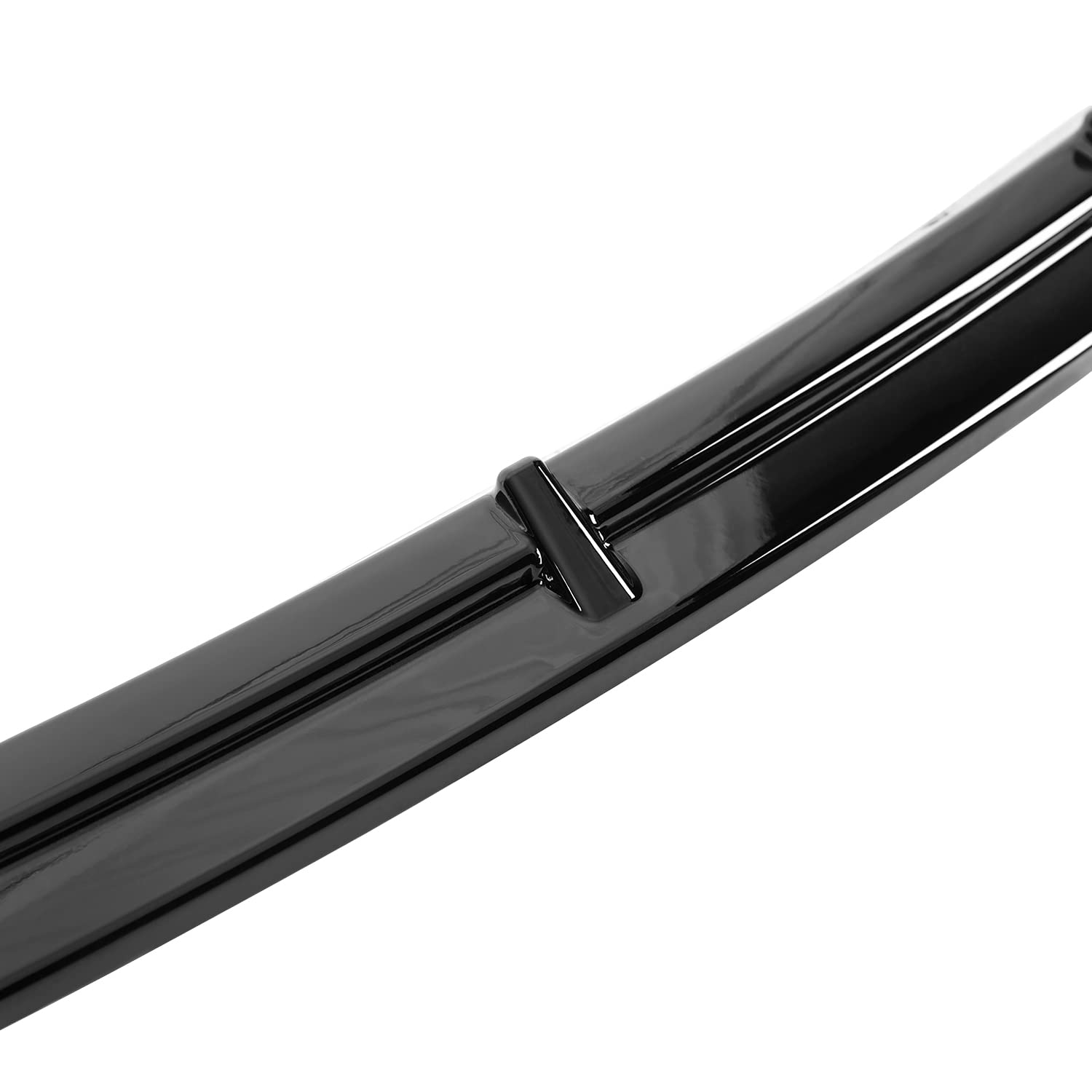 Front Bumper Lip Spec-D Tuning Glossy Black Compatible with 2017-2020 Tesla Model S, 2016 Tesla Model S Bumper