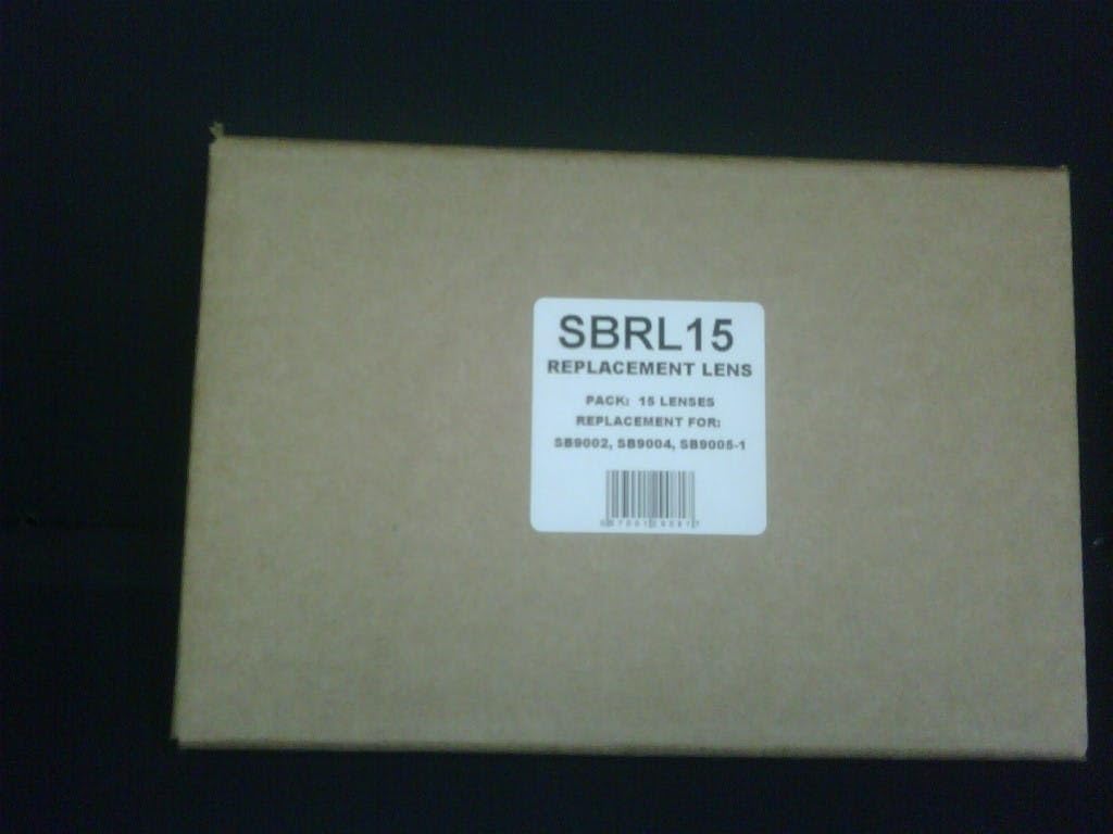 Replacement Fia Lenses for Abrasive Blasting Hoods - 6in. x 9in, 15 Pack