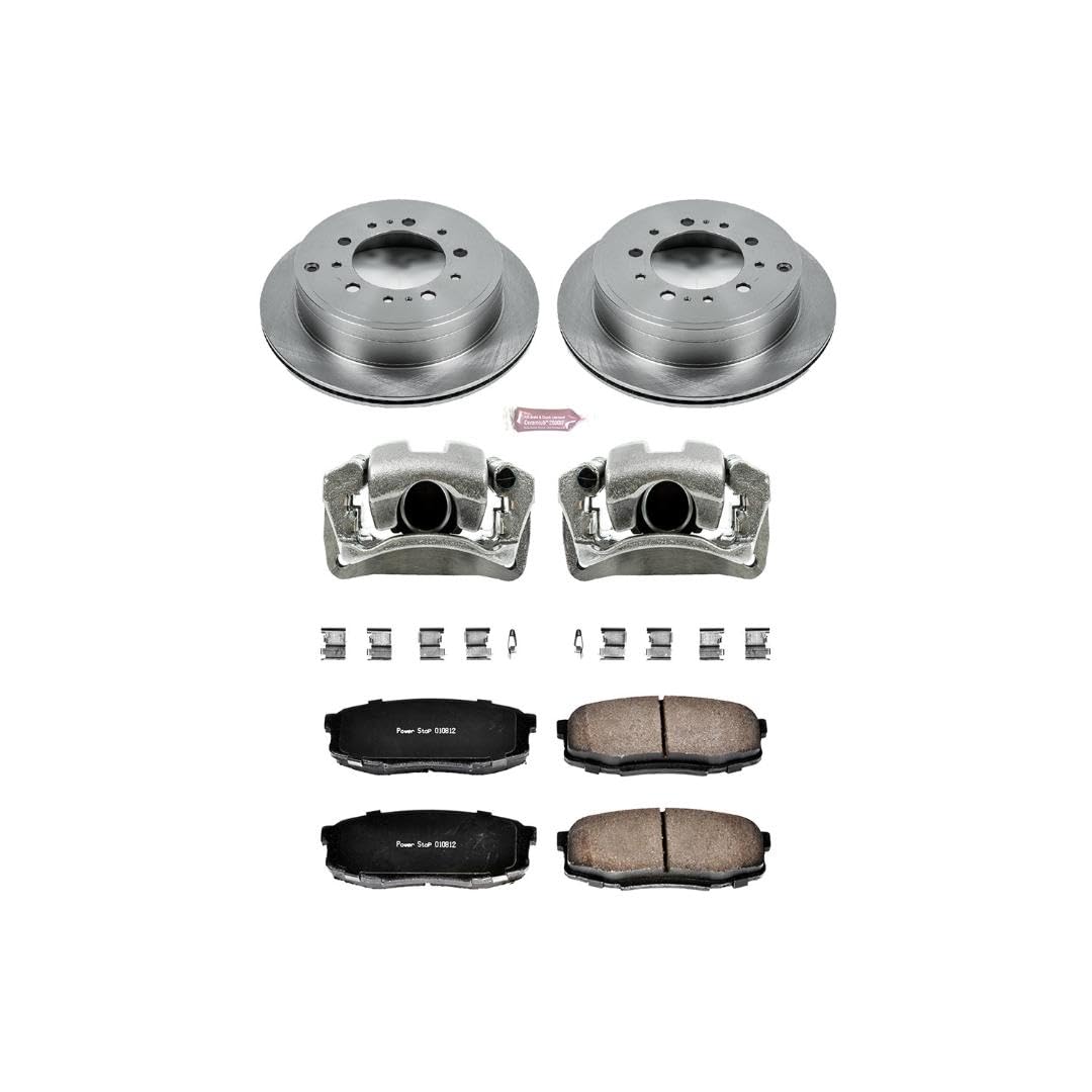 Power Stop KCOE3073 1-Click OE Replacement Brake Kit with Calipers For Toyota Sequoia 2008-2015, Toyota Tundra 2007-2015 [Model Specific]