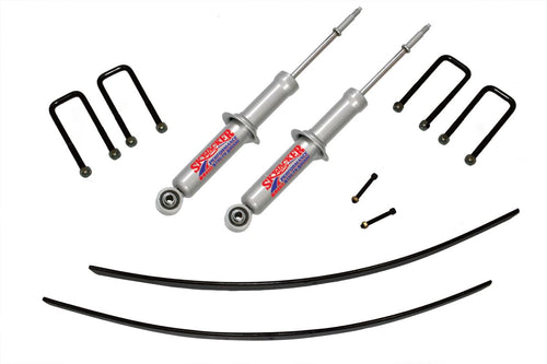 Skyjacker Suspension Lift Kit TTU30STK-B w/Shock Black MAX Shocks 3 in. Lift Incl. Main Component Box Rear Add-A-Leaf