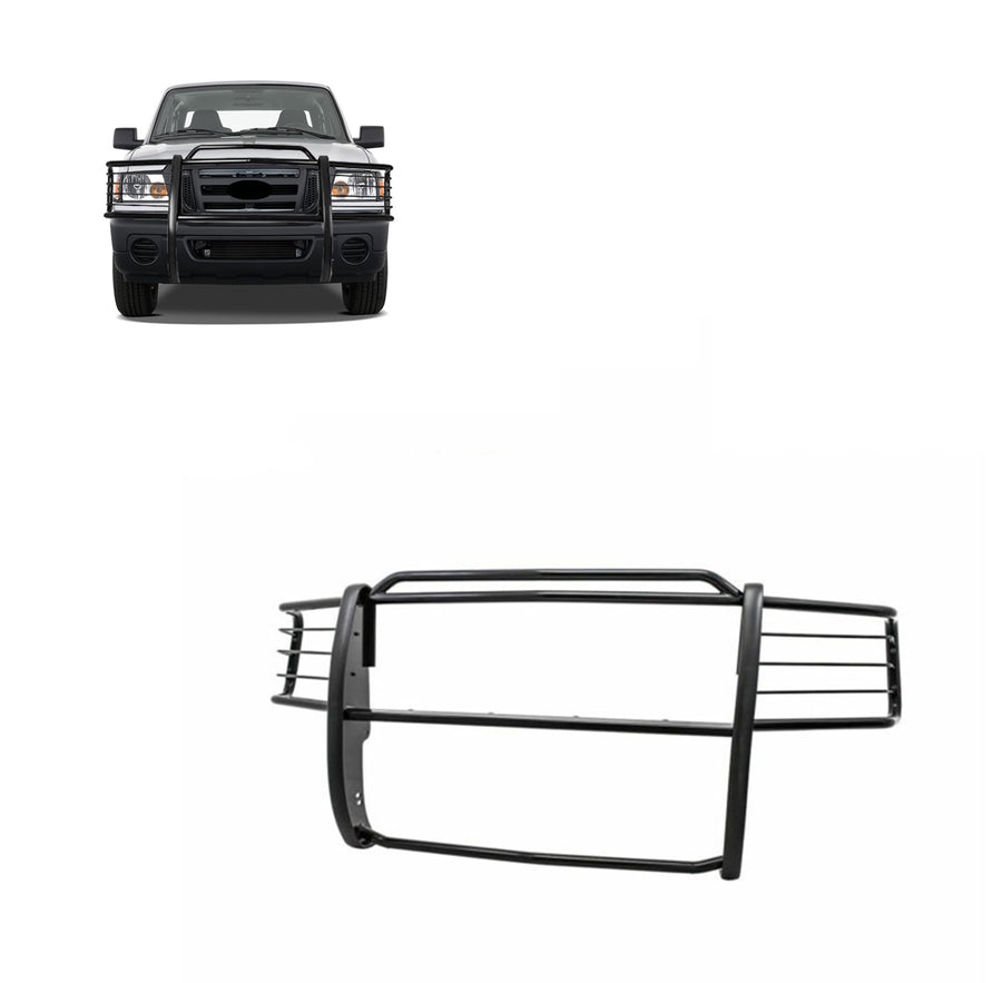 Bumper Guard Black Horse Grille brush Modular Black Compatible with 2001-2012 Ford Ranger|2001-2012 Ford Ranger-17FR20MA